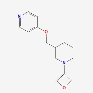 4-[[1-(Oxetan-3-yl)piperidin-3-yl]methoxy]pyridine