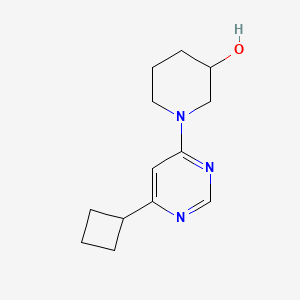 1-(6-Cyclobutylpyrimidin-4-yl)piperidin-3-ol