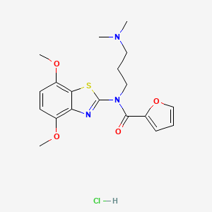 N-(4,7-dimethoxybenzo[d]thiazol-2-yl)-N-(3-(dimethylamino)propyl)furan-2-carboxamide hydrochloride