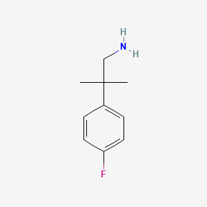 2-(4-Fluorophenyl)-2-methylpropan-1-amine