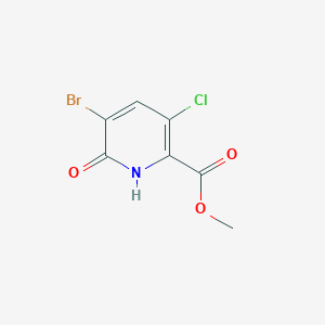 Methyl 5-bromo-3-chloro-6-hydroxypicolinate