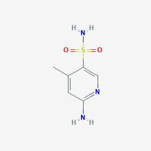 molecular formula C6H9N3O2S B2944325 6-Amino-4-methylpyridine-3-sulfonamide CAS No. 2230803-88-8