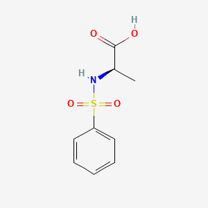 (2R)-2-benzenesulfonamidopropanoic acid