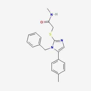 2-((1-benzyl-5-(p-tolyl)-1H-imidazol-2-yl)thio)-N-methylacetamide