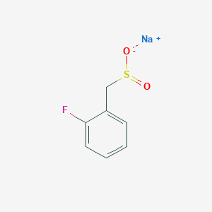 molecular formula C7H6FNaO2S B2944349 Sodium (2-fluorophenyl)methanesulfinate CAS No. 1540190-92-8