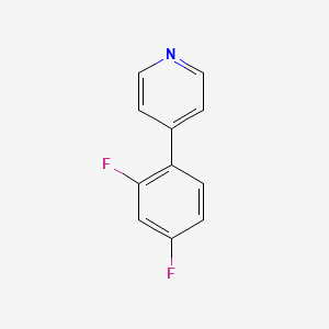 molecular formula C11H7F2N B2944362 4-(2,4-Difluorophenyl)pyridine CAS No. 914349-56-7