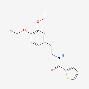 N-[2-(3,4-diethoxyphenyl)ethyl]thiophene-2-carboxamide