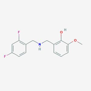 2-{[(2,4-Difluorobenzyl)amino]methyl}-6-methoxyphenol