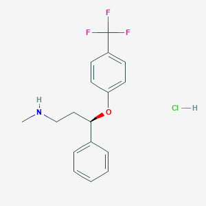 molecular formula C17H19ClF3NO B029444 (R)-Fluoxetine Hydrochloride CAS No. 114247-09-5