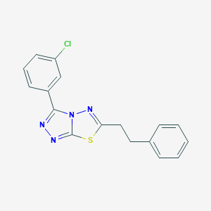 3-(3-Chlorophenyl)-6-(2-phenylethyl)[1,2,4]triazolo[3,4-b][1,3,4]thiadiazole