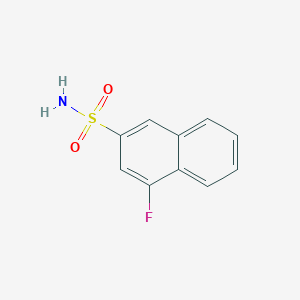molecular formula C10H8FNO2S B2944454 4-Fluoronaphthalene-2-sulfonamide CAS No. 2378506-73-9