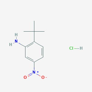 2-Tert-butyl-5-nitroaniline;hydrochloride