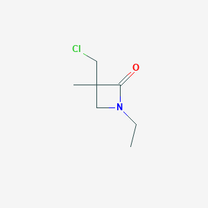 3-(Chloromethyl)-1-ethyl-3-methylazetidin-2-one