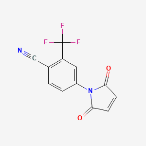 4-(2,5-Dioxo-2,5-dihydro-1h-pyrrol-1-yl)-2-(trifluoromethyl)benzonitrile