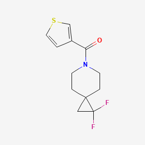 1,1-Difluoro-6-(thiophene-3-carbonyl)-6-azaspiro[2.5]octane