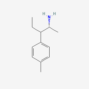 molecular formula C12H19N B2944504 (2R)-3-(4-Methylphenyl)pentan-2-amine CAS No. 2248213-75-2