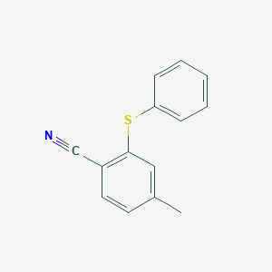 4-Methyl-2-(phenylsulfanyl)benzonitrile