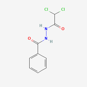 molecular formula C9H8Cl2N2O2 B2944519 N'-(2,2-二氯乙酰)苯甲酰肼 CAS No. 160152-04-5