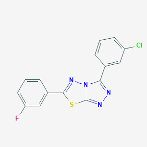 6-(3-Chlorophenyl)-3-(3-fluorophenyl)[1,2,4]triazolo[3,4-b][1,3,4]thiadiazole