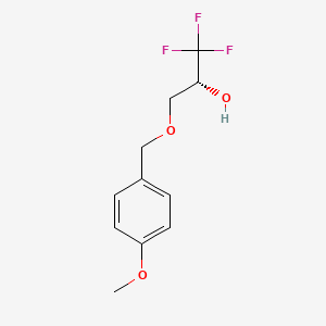 molecular formula C11H13F3O3 B2944549 (R)-1,1,1-三氟-3-[(4-甲氧基苄基)氧基]-2-丙醇 CAS No. 1204344-00-2