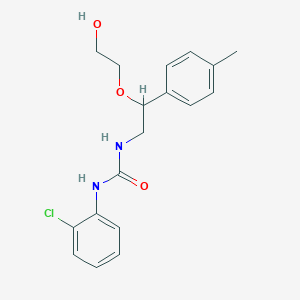 molecular formula C18H21ClN2O3 B2944551 1-(2-Chlorophenyl)-3-(2-(2-hydroxyethoxy)-2-(p-tolyl)ethyl)urea CAS No. 1798540-74-5