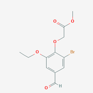 Methyl (2-bromo-6-ethoxy-4-formylphenoxy)acetate
