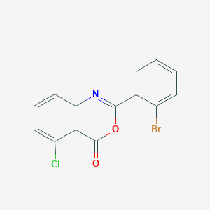 molecular formula C14H7BrClNO2 B2944630 2-(2-bromophenyl)-5-chloro-4H-3,1-benzoxazin-4-one CAS No. 1234707-32-4