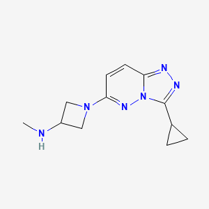 1-(3-Cyclopropyl-[1,2,4]triazolo[4,3-b]pyridazin-6-yl)-N-methylazetidin-3-amine