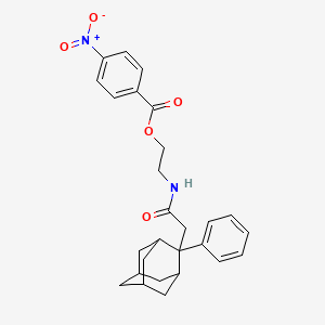 2-[[2-(2-Phenyl-2-adamantyl)acetyl]amino]ethyl 4-nitrobenzoate