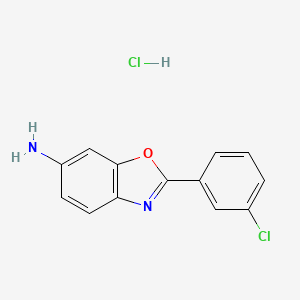 2-(3-Chlorophenyl)benzo[d]oxazol-6-amine hydrochloride