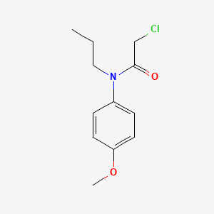 molecular formula C12H16ClNO2 B2944649 2-Chloro-N-(4-methoxyphenyl)-N-propylacetamide CAS No. 1348603-30-4