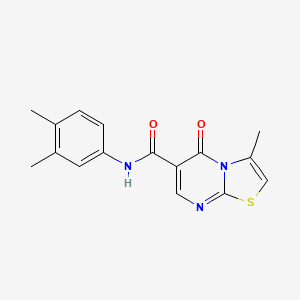 N-(3,4-dimethylphenyl)-3-methyl-5-oxo-5H-thiazolo[3,2-a]pyrimidine-6-carboxamide