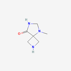 5-Methyl-2,5,7-triazaspiro[3.4]octan-8-one