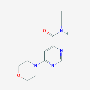 N-(tert-butyl)-6-morpholinopyrimidine-4-carboxamide