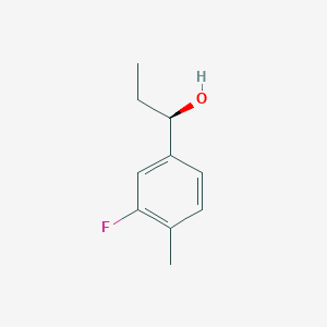 (1R)-1-(3-fluoro-4-methylphenyl)propan-1-ol