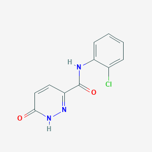 molecular formula C11H8ClN3O2 B2944729 N-(2-氯苯基)-6-氧代-1H-哒嗪-3-甲酰胺 CAS No. 371125-44-9