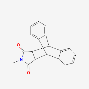 molecular formula C19H15NO2 B2944738 13-甲基-10,11-二氢-9H-9,10-[3,4]双吡咯蒽-12,14(13H,15H)-二酮 CAS No. 74493-67-7