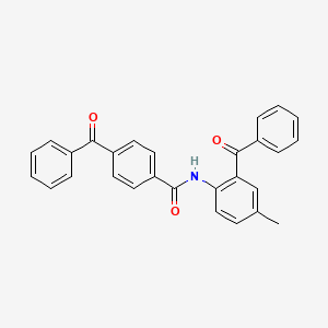 4-benzoyl-N-(2-benzoyl-4-methylphenyl)benzamide