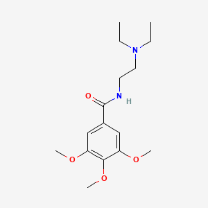 N-[2-(diethylamino)ethyl]-3,4,5-trimethoxybenzamide