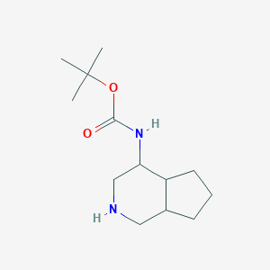 Tert-butyl N-(2,3,4,4a,5,6,7,7a-octahydro-1H-cyclopenta[c]pyridin-4-yl)carbamate