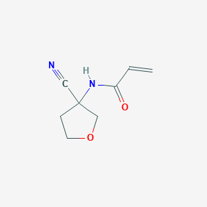 N-(3-cyanooxolan-3-yl)prop-2-enamide