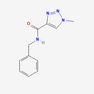 molecular formula C11H12N4O B2944810 N-benzyl-1-methyl-1H-1,2,3-triazole-4-carboxamide CAS No. 1235092-94-0