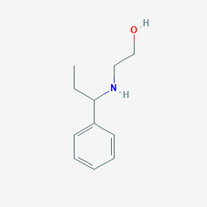 molecular formula C11H17NO B2944846 2-(1-Phenyl-propylamino)-ethanol CAS No. 81133-69-9