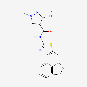 N-(4,5-dihydroacenaphtho[5,4-d]thiazol-8-yl)-3-methoxy-1-methyl-1H-pyrazole-4-carboxamide
