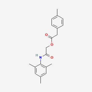 molecular formula C20H23NO3 B2944870 2-Oxo-2-[(2,4,6-trimethylphenyl)amino]ethyl (4-methylphenyl)acetate CAS No. 1798043-52-3