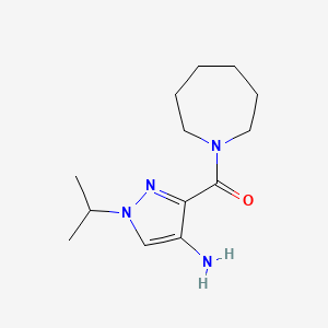 3-(Azepan-1-ylcarbonyl)-1-isopropyl-1H-pyrazol-4-amine