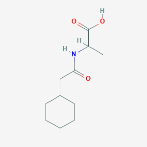 2-(2-Cyclohexylacetamido)propanoic acid