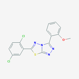 6-(2,5-Dichlorophenyl)-3-(2-methoxyphenyl)[1,2,4]triazolo[3,4-b][1,3,4]thiadiazole