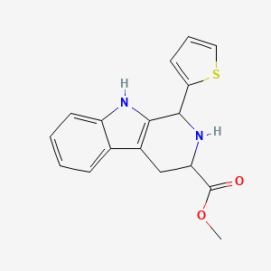 methyl 1-thiophen-2-yl-2,3,4,9-tetrahydro-1H-pyrido[3,4-b]indole-3-carboxylate