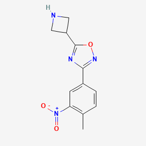 5-(Azetidin-3-yl)-3-(4-methyl-3-nitrophenyl)-1,2,4-oxadiazole